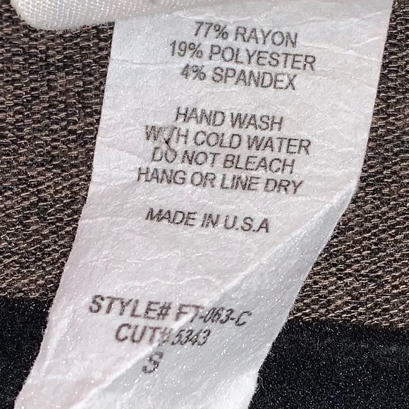 🇺🇸 Freeloader Brown Open Front Hooded Cardigan - Picture 6 of 6